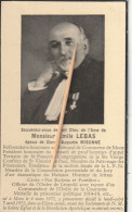 Mons, Emile Lebas, Misonne, Prisonnier Politique : 1914-18 - Images Religieuses