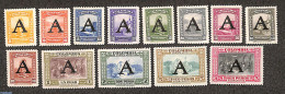 Colombia 1950 A Overprints 13v, Mint NH - Kolumbien