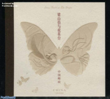 China People’s Republic 2003 Liang Shanbo Booklet, Mint NH, Nature - Butterflies - Stamp Booklets - Ongebruikt