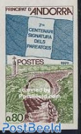 Andorra, French Post 1978 Pareage Treaty 1v, Mint NH, Art - Bridges And Tunnels - Nuevos