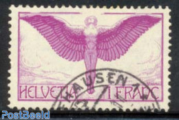 Switzerland 1924 Airmail 1Fr Normal Paper, Unused (hinged) - Ungebraucht