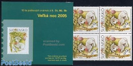 Slovakia 2005 Easter Booklet, Mint NH, Nature - Religion - Flowers & Plants - Religion - Stamp Booklets - Nuovi