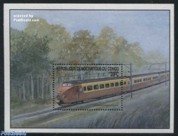 Congo Dem. Republic, (zaire) 2001 Trans Europa Express S/s, Mint NH, Transport - Railways - Treinen