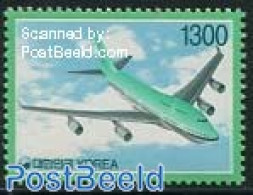 Korea, South 1995 Aeroplane 1v (1300), Mint NH, Transport - Aircraft & Aviation - Vliegtuigen