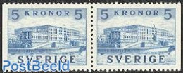 Sweden 1958 Definitive Booklet Pair, Mint NH, Art - Castles & Fortifications - Ongebruikt