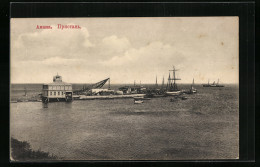 AK Anapa, Uferpartie Mit Schiffen, Hafen  - Rusland