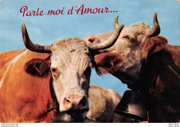 CPSM 1968 - VACHES - " PARLEZ-MOI D'AMOUR ...." - ÉD. CAP - Vacas