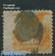 United States Of America 1869 U.S.A., 10c Orange, Eagle, Used, Used Stamps - Used Stamps