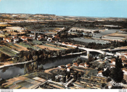 CPSM Port - De - Penne - St Sylvestre ( 47 ) - Vue Aérienne Et Pont Sur Le Lot - Sonstige & Ohne Zuordnung