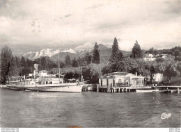 Evian-les-Bains ( Haute-Savoie) Le Débarcadère Et La Dent D'Oche- 1958 - Evian-les-Bains