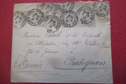 FRANCE Lettre Du 09 09 1913 De  LYON Pour Pralogman  La Varoise - Cartas & Documentos