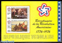 Togo 1976 US INDEP. S/S IMPERF., Mint NH, History - Transport - American Presidents - US Bicentenary - Ships And Boats - Boten