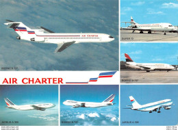 CPM  FLOTTE UTILISÉE PAR AIR CHARTER FILIALE D'AIR FRANCE ET D'AIR INTER - Sonstige & Ohne Zuordnung