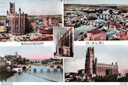 SOUVENIR D'ALBI►81►CPSM►±1960►MULTIVUES►APA-POUX - Albi