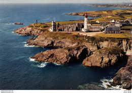 LA POINTE SAINT-MATHIEU►CPSM►±1960►VUE AÉRIENNE►LE PHARE▬LES RUINES DE L'ABBAYE ET LE SÉMAPHORE►JOB - Sonstige & Ohne Zuordnung