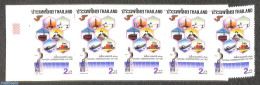 Thailand 1989 Communication Day Booklet, Mint NH, Transport - Various - Stamp Booklets - Aircraft & Aviation - Ships A.. - Non Classificati