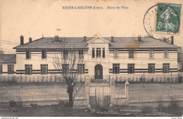 [42] ROCHE-LA-MOLIÈRE - ÉCOLE DES FILLES - Cpa 1913 - Sonstige & Ohne Zuordnung