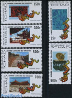 Chad 2000 Year Of The Dragon 6v, Mint NH, Various - New Year - Other & Unclassified