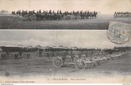 Camp De Mailly - Parc D'artillerie Cpa 1907 - Matériel