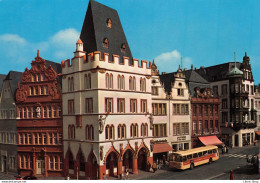 TRIER -  Steipe Et Maison Rouge -  AUTOCAR - CPSM GF ± 1960 - Autobus & Pullman