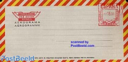 Spain 1979 AEROGRAM 16.00, Unused Postal Stationary - Cartas & Documentos