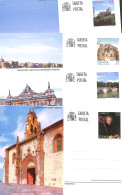 Spain 1997 Postcard Set Cities (4 Cards), Unused Postal Stationary - Cartas & Documentos