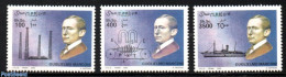 Somalia 2002 Marconi 3v, Mint NH, History - Science - Transport - Nobel Prize Winners - Inventors - Physicians - Ships.. - Nobelprijs