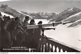 SUISSE SCHWEIZ►BE - METEOROLOGISCHE STATION►JUNGFRAUJOCH►GLACIER D'ALETSCH - Cpsm PF Dentelée 1959 ♥♥♥ - Autres & Non Classés