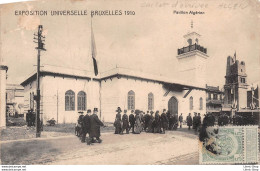 BELGIQUE►BRUXELLES -EXPOSITION UNIVERSELLE 1910 PAVILLON ALGÉRIEN►ÉDIT. FRANÇOIS, BRUXELLES Cpa ♣♣♣ - Weltausstellungen