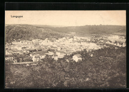 CPA Longuyon, Vue Générale Aérienne  - Longuyon