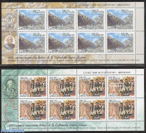 Russia 1999 SUWOROW IN ALPS 2 M/S, Mint NH, Various - Joint Issues - Uniforms - Emisiones Comunes