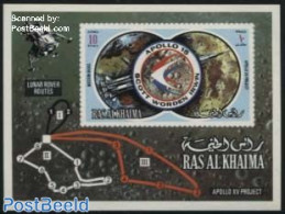 Ras Al-Khaimah 1971 Apollo 15 S/s, Mint NH, Transport - Space Exploration - Ras Al-Khaima
