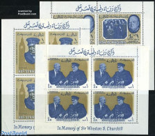 Ras Al-Khaimah 1965 Churchill 3 S/s, Mint NH, History - Churchill - Sir Winston Churchill