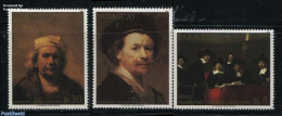 Paraguay 1983 Rembrandt Paintings 3v, Mint NH, Art - Paintings - Rembrandt - Paraguay