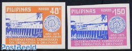Philippines 1975 Water Commission 2v Imperforated, Mint NH, Nature - Water, Dams & Falls - Philippinen