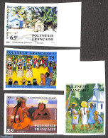 French Polynesia 1984 Paintings 4v Imperforated, Mint NH, Art - Modern Art (1850-present) - Paintings - Ungebraucht