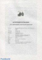 Austria 1998 HANS KUDLICH 1 BLACKPRINT, Mint NH, History - Various - Politicians - Agriculture - Ongebruikt