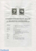 Austria 1996 FENDI/KUPELWIE BLACKPRINT, Mint NH, Art - Paintings - Ongebruikt