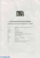 Austria 1995 A. FROHNER 1V  BLACKPRINT, Mint NH, Art - Modern Art (1850-present) - Ungebraucht