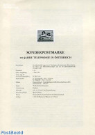Austria 1981 TELEPHONE CENT BLACKPRINT, Mint NH - Ongebruikt