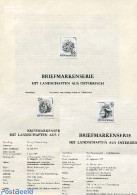Austria 1977 DEFINITIVES 3V BLACKPRINT, Mint NH, Art - Castles & Fortifications - Museums - Unused Stamps