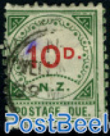 New Zealand 1899 Postage Due 10P, Used, Used - Otros & Sin Clasificación