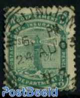 New Zealand 1891 6P Green, Used, Used, Various - Lighthouses & Safety At Sea - Used Stamps