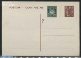 Norway 1973 Postcard 20o & 80o, Unused Postal Stationary - Briefe U. Dokumente