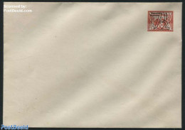 Netherlands 1944 Envelope 7.5 On 3c Red, Unused Postal Stationary - Storia Postale