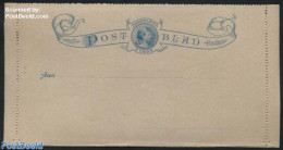 Netherlands 1894 Card Letter (Postblad) 5c Blue, Wilhelmina, Unused Postal Stationary - Storia Postale