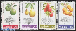 Malawi 1993 Fruits 4v, Mint NH, Nature - Fruit - Obst & Früchte