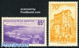 Monaco 1957 Definitives 2v, Mint NH - Nuovi