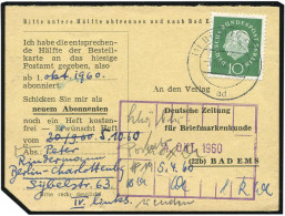 Bundesrepublik Deutschland, 1959, 303 EF, Brief - Sonstige & Ohne Zuordnung