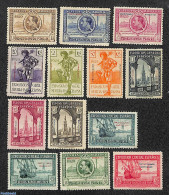 Spanish Morocco 1929 Int. Expositions 13v, Mint NH, Transport - Ships And Boats - Boten